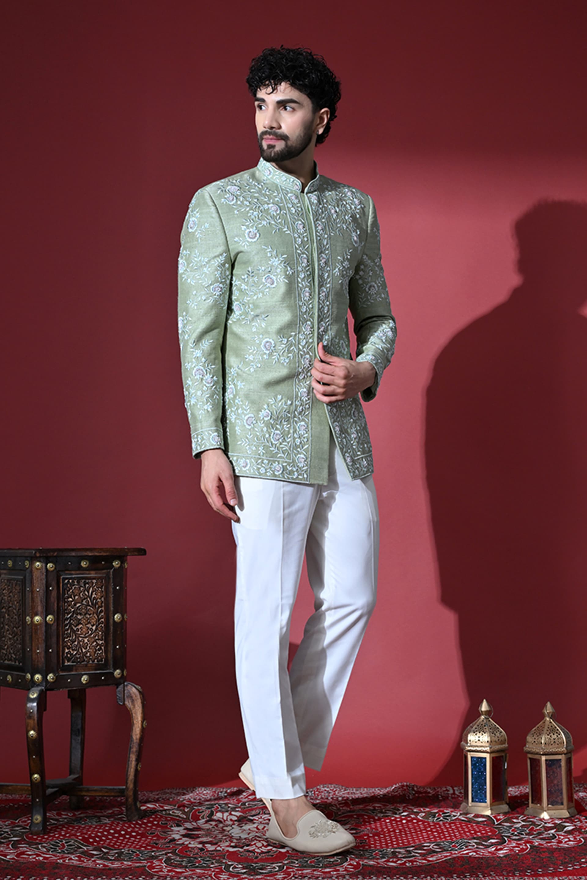 Bandhgala Set 1 look 2