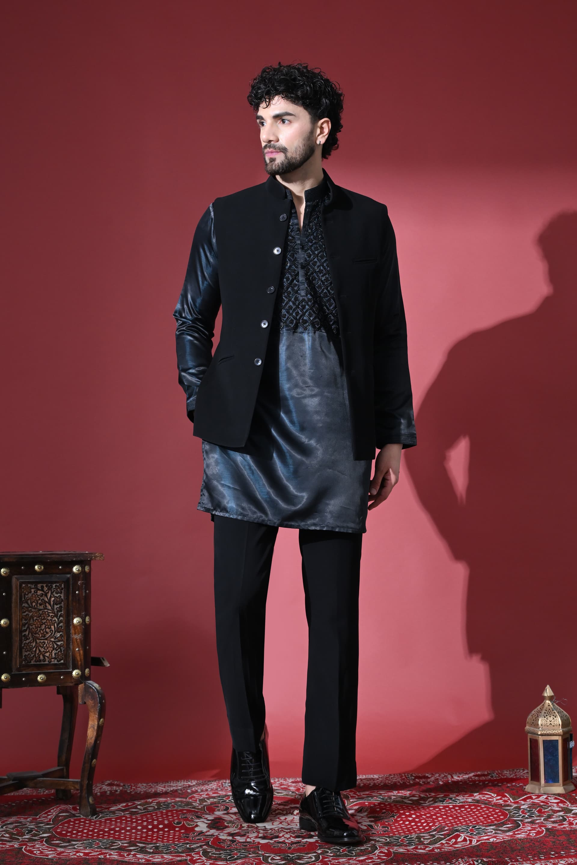 Jawahar Jacket Set 3 by Sahil Malik