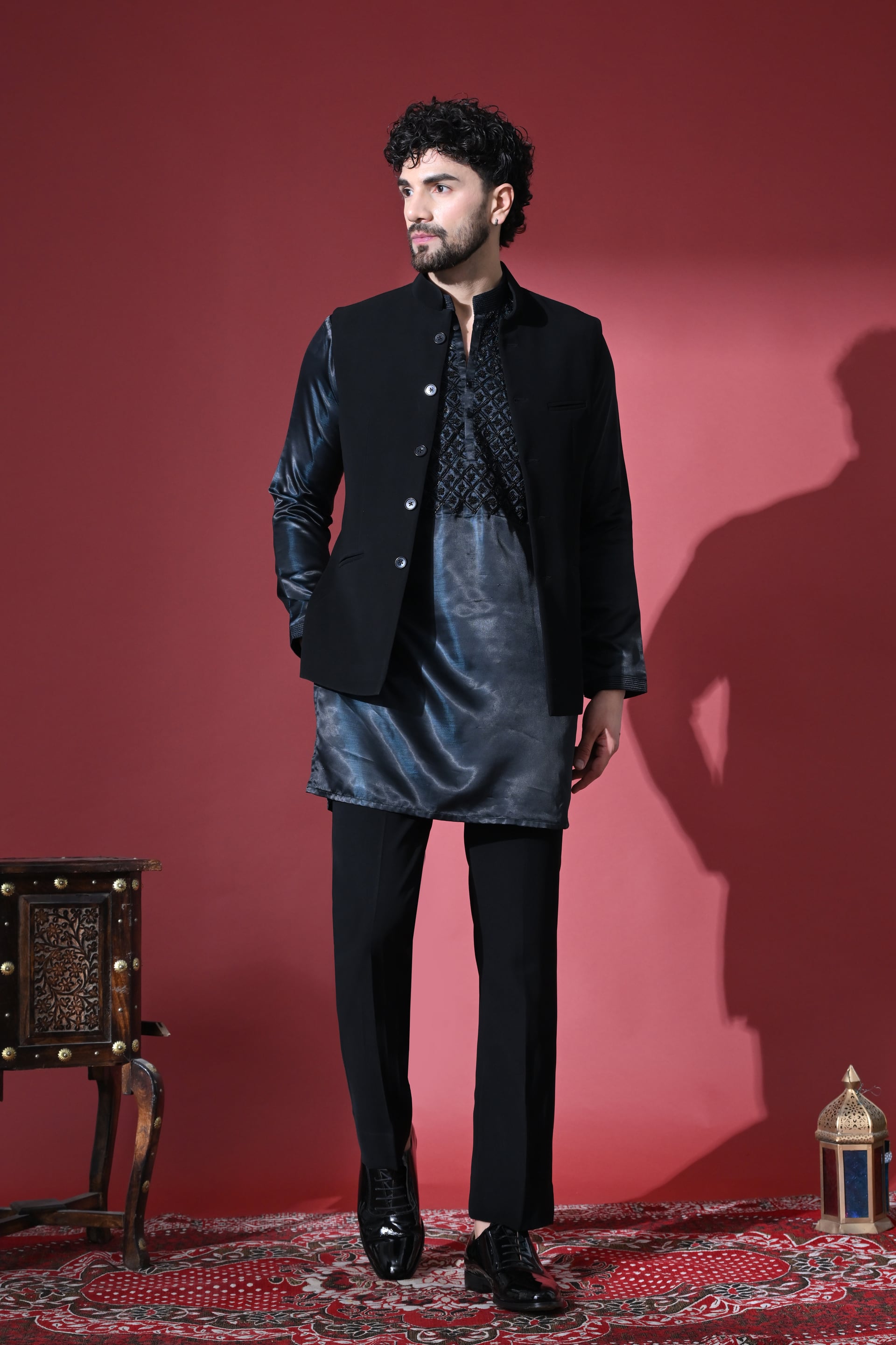 Jawahar Jacket Set 3 look 1