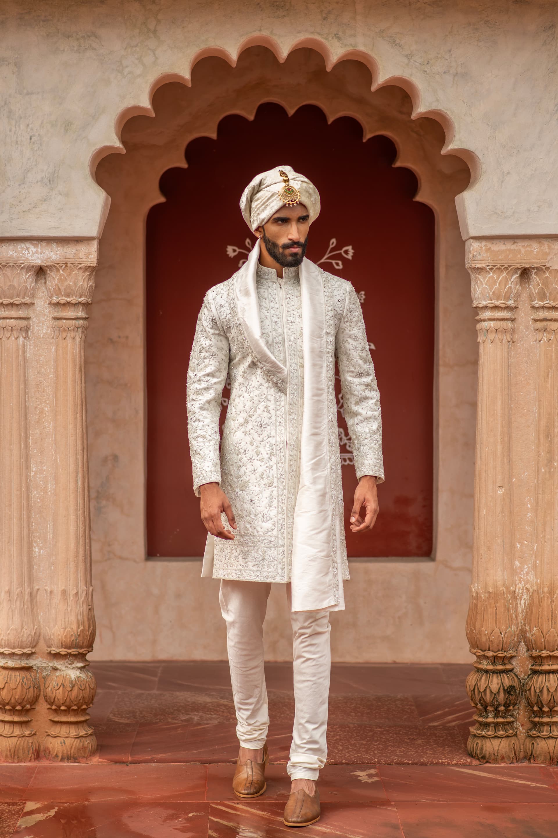 Sherwani Set 2 by Sahil Malik
